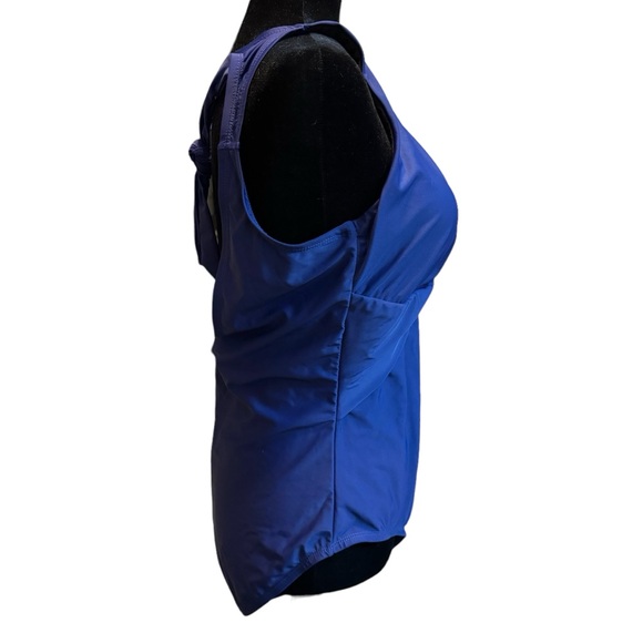 Swimsuits for All Navy Blue One Piece Swimsuit - Size 18 - Picture 6 of 8